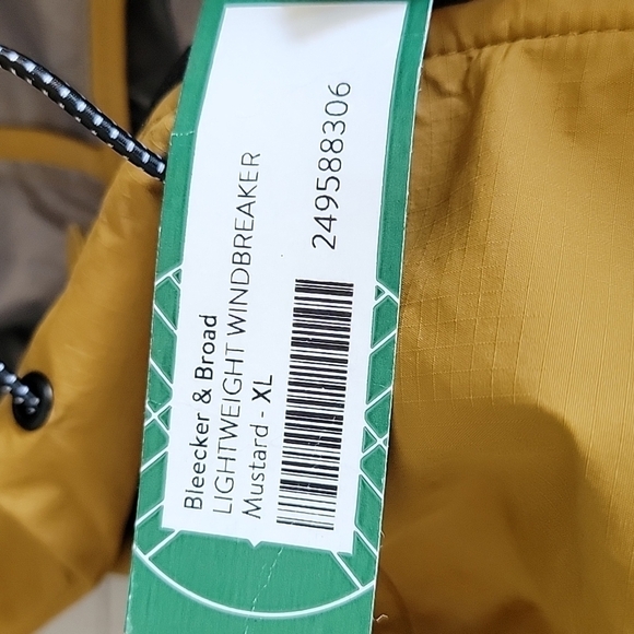 Bleeker AND BROAD MUSTARD WINDBREAKER - Picture 2 of 4